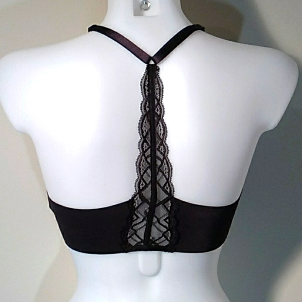 NWOT TRUEANDCO BRALETTE BLACK SUZE SMALL